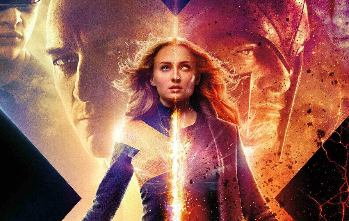 Poster film X-Men: Dark Phoenix yang menggambarkan karakter tokoh di dalamnya.